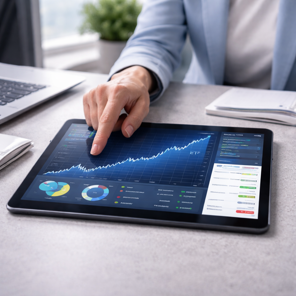 Tablet und Auswertung
